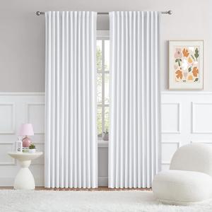 White Window Curtains - 70 W x 84 L