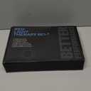 Cordless Back Massager Belt - FSA-HSA Eligible Red Light Therapy Massage Belt with 5 Heating Levels,3 Vibration Modes, Lower Back Massager for Pain Relief Deep Tissue,4 Motors,Battery-Powered (Blue)