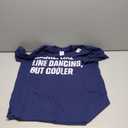 Dabke Like Line Dancing but Cooler Dabke Dancer Men & Women T-Shirt (Small, Royal Blue)
