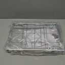 Youeon Pull Out Garbage Can Under Cabinet, Adjustable Stainless Steel Under Sink Garbage Can Pull Out, Slide Out Garbage Shelf, Fit for 7-11 Gallon Garbage Can(Not Included)