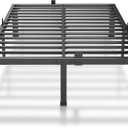 Superay 14 Inches Bed Frame Queen Size, Heavy Duty Metal Platform Bed Frame No Box Spring Needed, Easy Assembly, Noise Free Bedframes with Mattress Slide Stopper