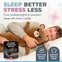 Cuddle Paws Bear Plush Body Pillow for Kids | Long Stuffed Animal Cuddle Pillow | Soft Hugging Toy | Plushie Gift for Girls & Boys | Long Plush Body Pillow for Sleep & Comfort | Large, 47 Inches