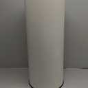 iTouchless 50 Liter / 13 Gallon Sensor Kitchen Trash Can with Odor Filter  Slim Round White Stainless Steel Automatic Garbage Recycling Bin for Home, Office, Business, Garage