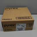 Pyrex Sculpted (3-Pack) Glass Mixing Bowls Set With Plastic Lids For Prepping, Baking and Cooking, Preheated Oven, Dishwasher, Freezer, and Microwave Safe