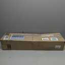 White and Gold Marble XL Large Mouse Pad with Stitched Edges Long Non-Slip Rubber Base Mousepad Laptop Keyboard Mat Desk Pad for Office Home Desk Decor, 31.5" X 11.8"