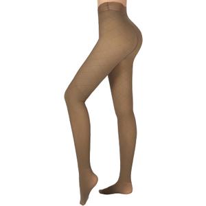 Fleece Lined Tights Women-Thermal Pantyhose leggings Women,Fake Translucent Skin Colored Tights for Winter