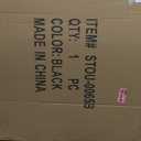 Asymmetrical Wall Mirror for Decor 21"*27", Modern Black Framed Wall Mirror for Living Room Bathroom Bedroom Entryway ELE-STOU-0065B