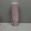 Kochorie 50 Pack 16 Ounce Disposable Plastic Cups Light Pink Plastic Party Cups Heavy Duty Drinking Cup Bulk for Baby Shower Birthday Wedding Party Festival Supplies