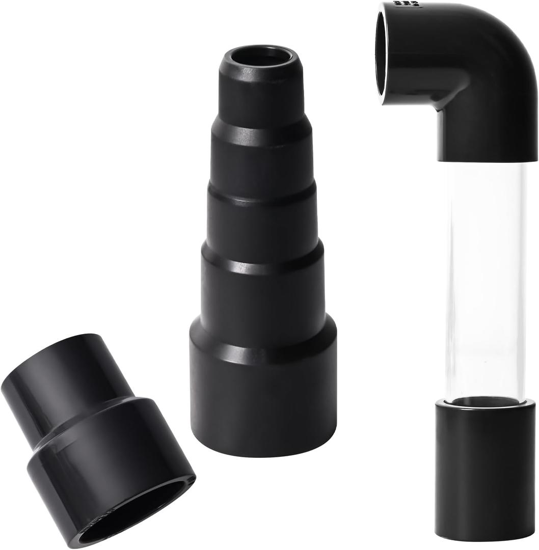 HVAC Wet Vac Tool, Universal A/C Cleaner for Clogged Pipes with 3/4" & 1" PVC Connectors