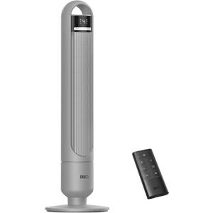 Dreo Tower Fan for Bedroom, 4 Speeds, 3 Modes Standing Fans for Room with 90 wide Oscillating, 28dB Quiet for Sleep, 25ft/s Velocity, 29ft Coverage, 8H Timer, Remote, Living Room, Office, Home, Grey