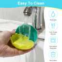 4pcs Silicone Popsicles Holders for Kids Ice Cream Holder for toddler Popsicle Drip Catcher for Kids Summer Days And Party Present