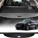 Falafa Trunk Cargo Cover for Ford Explorer 2020-2025, Retractable Cargo Cover with Carbon Fiber Texture Ends Punch-Free, Trunk Shade Shield Rear Security Cover for Explorer Accessories