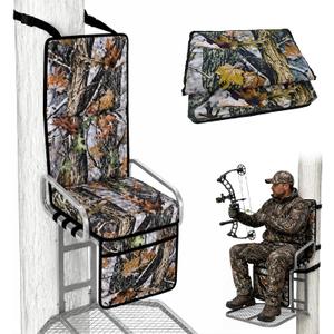 Tree Stand Seat Replacement with Storage Pocket&Adjustable Straps, 17 x 12.99 x 3.94 inches
