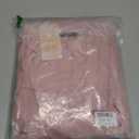 dowerme Womens Summer Dresses 2025 Short Sleeve Button Tie Waist Beach Vacation Clothes Boho Flowy Tiered Maxi Sundress (XX-Large, Grey Pink)