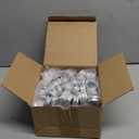50 Pack,10ml Clear Glass Essential Oil Bottle,Empty Travel Glass Liquid Sample Vial Decorations Preservation Storage Vials Test Jars Container -1.18" W x 1.18" H