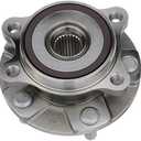 NSK 62BWKH10 Front Wheel Bearing and Hub Assembly, 2 Pack