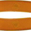 Amber Lens Front Bumper Side Marker Light Lens Housing Compatible with VW Beetle 2012-2019 Tiguan 2018-2021