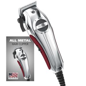 Wahl USA Pro Ultra Quiet High Torque Corded Hair Clipper for Ultra Quiet Operation and Cooler Operating Temperatures, Metal Housing with Bonus Hair Clipping Guard Caddy - Model 3000097