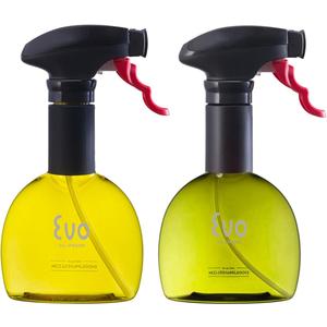 Evo Oil Sprayer Minis, Non-Aerosol for Olive, Cooking Oils, and Vinegars, 8-Ounce Capacity, 1 Each Yellow and Green