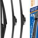 26"/14"/12" Windshield Wipers Compatible with Nissan Rogue 2008-2010 2011 2012 2013 Select 2014 2015 Front and Rear Wiper Blades for My Car Automotive Replacement (Set of 3)