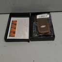 for 2023 Subaru Smart Key Case Cover, Handmade Leather Keychain Cover, With Metal Keychain for Forester Outback Crosstrek WRX Ascent BRZ Impreza Legacy Smart Key (Brown)