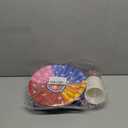 Dog Paw Birthday Party Supplies, 97 PCS Colorful Dog Bones Paw Party Decorations Favors, Includes Dog Bones Tablecloth, Disposable Paper Plates, Forks, Napkins and Paper Cups, Serves 16 Guests