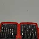 NEIKO 10059A Combination Drill and Tap Bit Set with Quick Change Adapter, 13 Piece, SAE (6-32NC to 1/4-20NC) and Metric Drill Bit Set (M3 to M10), Metric Tap Set