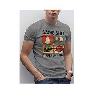 Male T-shirts Size XL Color Asphalt