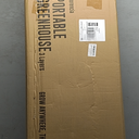 Portable Greenhouse for Outdoors | Walk in Greenhouses Heavy Duty with Durable PE Plant Cover with 3 Tiers of 12 Shelves | Gardening Plant House with Roll-up Zipper Door - 57*57*77 Inches