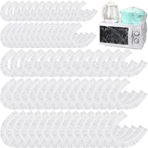 100 Pcs Kitchen Appliance Covers, Clear Disposable Dust Cover, 5 Different Sizes Dustproof with Elastic for Air Fryer, Blender, Coffee Maker, Slow Cooker, Toaster Oven Pressure Cooker