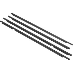 Motoforti Weatherstrip Window Seal, Window Trim Seal Belt, for Toyota Corolla 2003-2008, PVC, No.7572002200/7571002200/7573002180/7574002180, Black, 4pcs