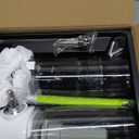 KITCHTREE Masticating Juicer Attachment for KitchenAid Stand Mixer, 4.2" Large Feed Chute Fit Whole Vegetables & Fruits, Slow Cold Press Juicing, Includes 2 * 28oz capacity cups (White+Grey)