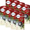 Febreze Car Vent Clip Air Freshener, Odor Eliminator for Up to 30 Days Freshness, 3 Count (Pack of 1) Clip, Fiji