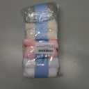 Women's Slouchy Socks Soft Casual Calf Socks Retro Scrunch Crew Socks 3/4 Pairs (M)