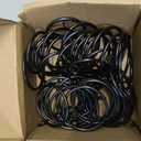40 Pack Metal Curtain Rings with Eyelets, 1.75 inch Inner Diameter Drapery Rings Apply for Curtain Rods(Fits Up to 1 1/2-Inch Rod)