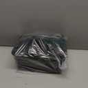 UUJOLY Plastic Portable Shower Caddy Basket , Cleaning Shower Basket with Handle Compartments Storage Basket Organizer for Bathroom Kitchen College Dorm Sink, Black