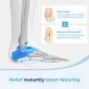 Arch Support Inserts Women, Plantar Fasciitis High Arch Support Shoe Inserts, Gel Arch Pads for Flat Feet, Reusable Adhesive Shoe Insoles for Relieve Pressure and Feet Pain - 3 Pair