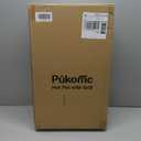 Pukomc Electric Hot Pot with Grill2 in 1 Korean BBQ Grill Shabu Shabu Hot Po 1500W / Temperature Control, Quick Heating Detachable Hot Pot and Baking Traygray