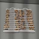 Yinkin 24 Pcs Spooky Boo Halloween Bracelets Polymer Clay Beaded Stretch Bracelets Letter Boho Jewelry for Women Halloween Party Favors for Family Friend Accessory Gift(Orange and Black)