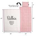 Bulkie Toddler Nap Mat - Sleep Mat for Kids Daycare and Preschool - Folds Up to Carry on Back - Llamas