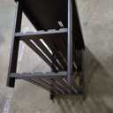 Sweetcrispy 3-Tier Shoe Rack Bench, Bamboo Entryway Storage Organizer, Shoes Stand for FrontDoor Entrance, Bedroom, Living Room, 286lb Capacity, 11.3 x 27.6 x 17.8 Inches, Chestnut