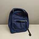 JanSport SuperBreak One Backpack Navy - Durable, Lightweight Bag with 1 Main Compartment, Front Utility Pocket with Built-in Organizer - Premium Backpack