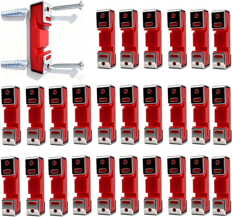 50 Pack Rubber Sound Isolation Clips with Mounting Screws, Full Rubber Soundproofing Blocking Clips,Sound Isolation Clips for Walls and Ceilings Soundproofing Resilient Channel
