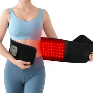 Comfytemp Cordless Red Light Therapy Belt for Body, Portable Rechargeable Near Infrared Light Therapy Wrap, Father's Day Gifts, 19W Wireless Large Light Band for Waist Lumbar Lower Back