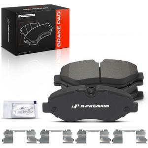 A-Premium Front Ceramic Brake Pads Set Compatible with Mercedes Benz Sprinter 2500 2010-2018, Metris 2016-2020 & Dodge Sprinter 2500 & Freightliner Sprinter 2500 & Volkswagen Crafter Van, 4-Pack
