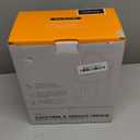 Single Serve One Cup Coffee Maker, for K Cups and Grounds, Mini Coffee Maker with Portable Handle, 6 to 12 Oz Brew Size, for Travel, Camping, Office, RV and Dorm, 120V, Black and Gold