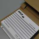 Pyle Hydra Marine 400W 4-Channel Amplifier - Waterproof with Dual MOSFET Power Supply - GAIN level Controls - RCA Input - LED Indicator - Compact Design for Boat/Vehicle Audio - PLMRA402