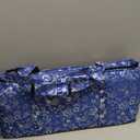 American Mahjong Game Set, 166 White Tiles, Dark Blue Bag with Entire Accessories, 4 All-in-One Rack/Pushers, Mahjong Tiles Set