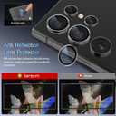 bersem 3 Pack for Samsung Galaxy S24 Ultra Screen Protector + 1 Pack Camera Lens Protector, 9H+ Tempered Glass Film with Customized Installation Tray, Military Grade Shatterproof, HD Clear