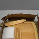 GuanQiao Cutting Boards for Kitchen (3-Piece)-Large Bamboo/Wood Cutting Board Non Toxic for Chopping Meat, Vegetables & Fruit, Over the Sink Use